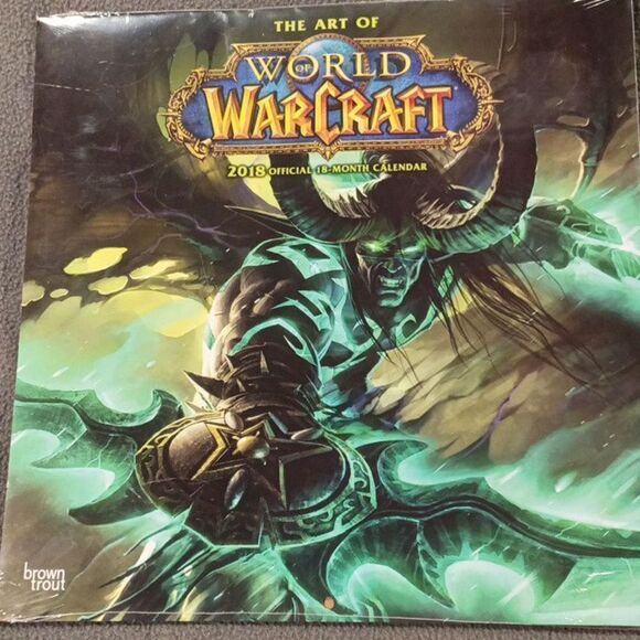 NWT World of Warcraft 2018 official 18th month calendar - Picture 1 of 6